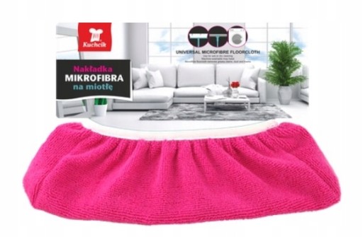 Návlek na metlu 30 cm s adstringentnou gumou, mikrovlákno: KUCHCIK - 1 kus
