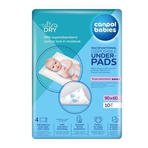 CANPOLBABIES Jednorazové podložky 90/60 - 10 ks