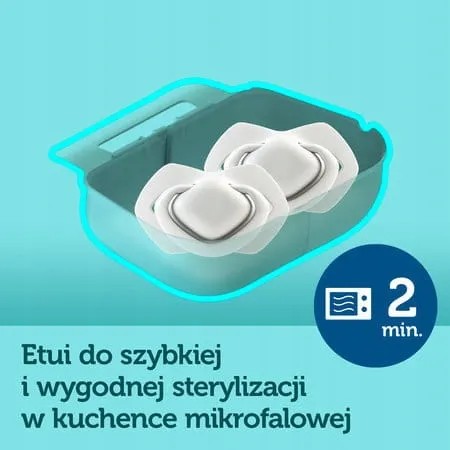Canpol Silikónové cumlíky 0-6m ROYAL 22/650 Ruž