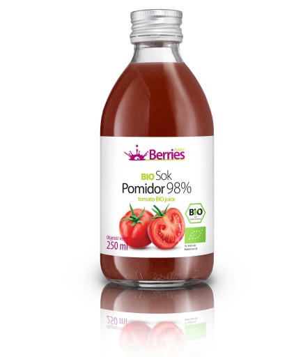 Bio paradajková šťava 98% bio paradajková šťava 250 ml