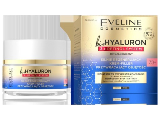 Eveline BioHyaluron Silne regeneračný krém-Fi...