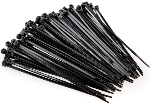 KABELOVÉ VIAZAČKY 2,5x200 NYLON ČIERNA 100 ks SCHMITH