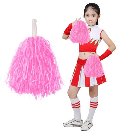 Bambuľka roztlieskavačky CHEERLEADER brmbolce, RUŽOVÉ FARBY