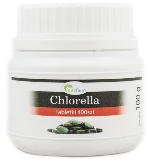 Chlorella tablety 400 tabliet. VitaFarm