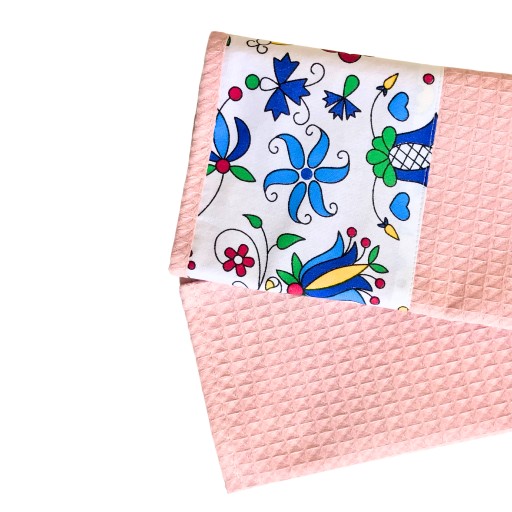 Uterák Houseartlife, bavlnená kuchynská utierka, vaflové vzory, výrobca