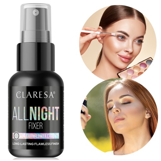 Claresa ALL NIGHT FIXER fixátor make-upu 50 ml hmla na tvár