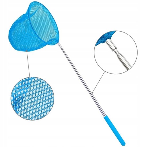 TELESKOPICKÁ SIEŤ NA MOTÝLY, dĺžka 37,5-86,5cm, Ø20cm
