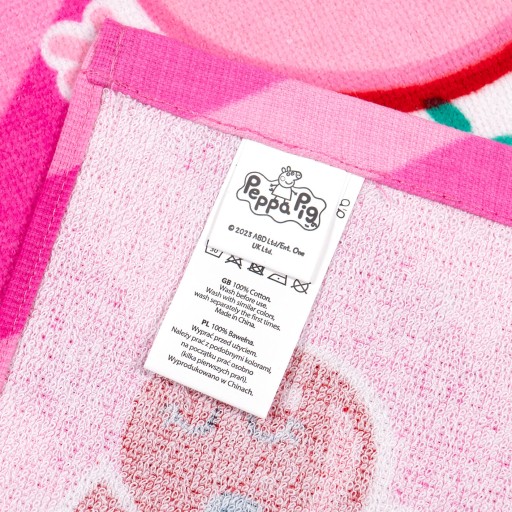 Osuška do škôlky 30x50 peppa pig pink peppa