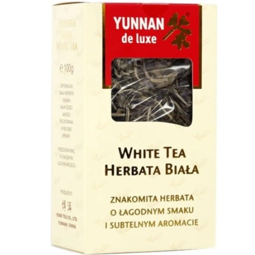YUNNAN White sypaný čaj DE LUXE biely čaj LW101 100G