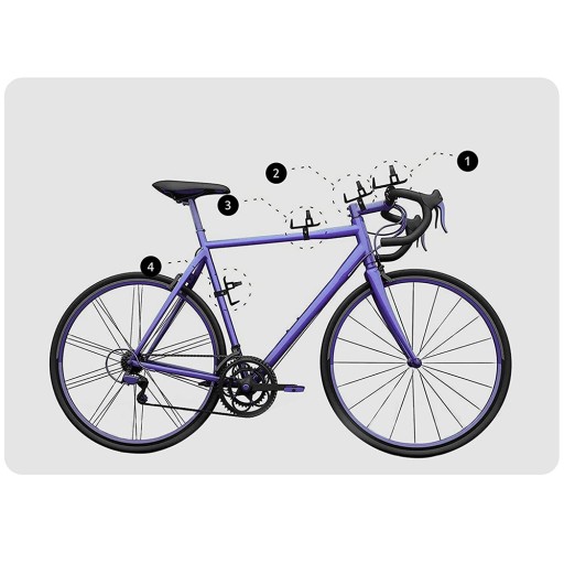 DRŽIAK KOŠÍKA NA BICYKEL NA RÁM RIADTIEK KOŠÍK NA FĽAŠU