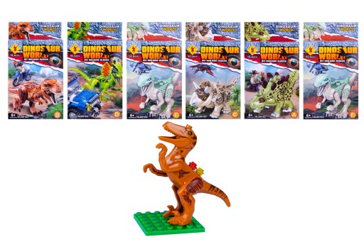 Kreatívne bloky Dinosaur 6 dizajnov