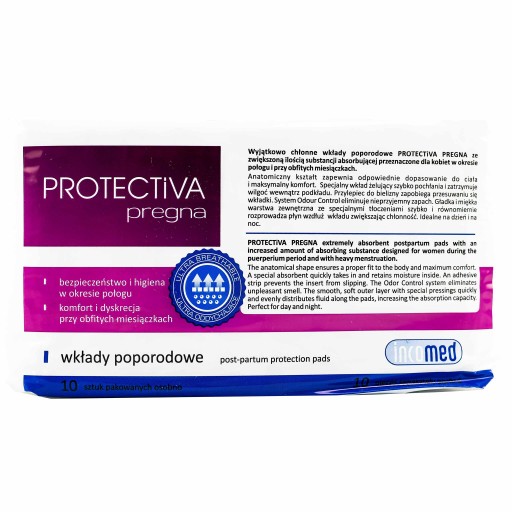 Popôrodné vložky Super savé vložky 10 kusov