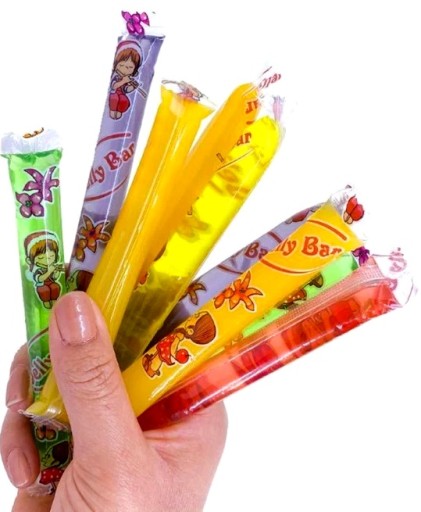 Bear And Bunny TikTok JELLY STRAWS želé fazuľky 300g ABC FUNNY HIPPO