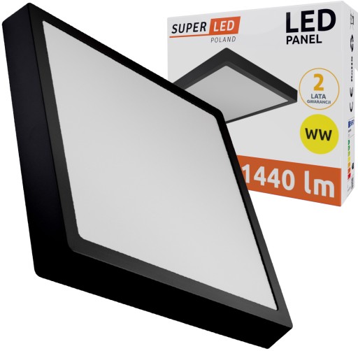 Prisadený LED stropný panel 18W CCD SuperLED