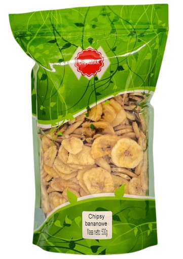 Banánové lupienky, sušený banán 500 g - Orfamak
