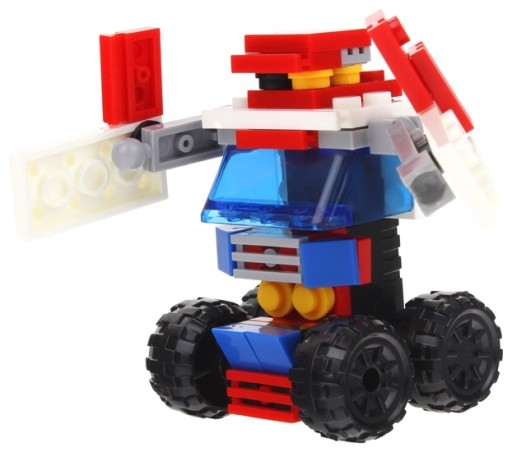 Stavebné bloky City 2v1 hasičský robot