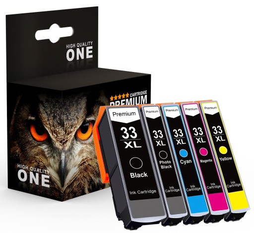 5x ATRAMENT PRE EPSON 33 XL XP-530 XP-630 XP-640 XP-830