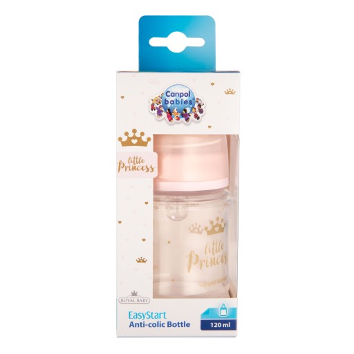 Canpol široká antikoliková fľaša 120 ml ROYAL