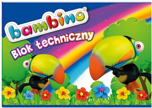St. Majewski Bambino A4 technický blok 10k biely