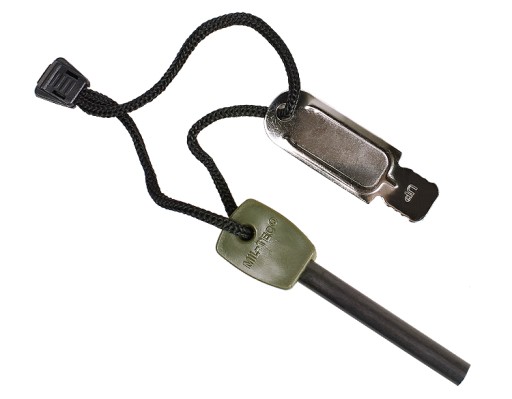 Horčíkový vojenský turistický štartér Mil-Tec survival veľký kľúč