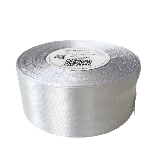 Stuha saténová stuha na svadobnú výzdobu 38mm 32mb šedá