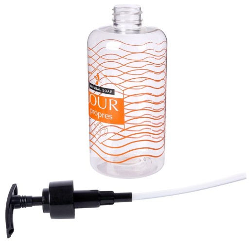 Dávkovač TEKUTÉHO MYDLA, gél, prostriedok na umývanie riadu, kuchyňa, kúpeľňa, 500 ml