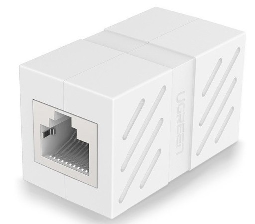 SIEŤOVÝ ROZŠÍROVACÍ KONEKTOR RJ45 ETHERNET 8P/8C CAT.7 UTP CAT.7 LAN