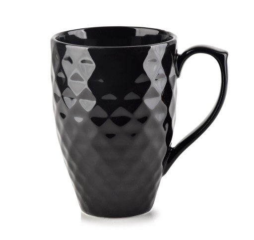 Porcelánový hrnček 280ml DIAMANTOVÁ ČIERNA
