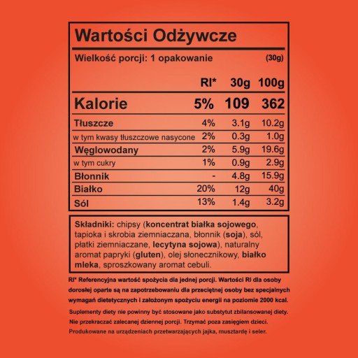 Keto Chips - čerstvá červená paprika 30g