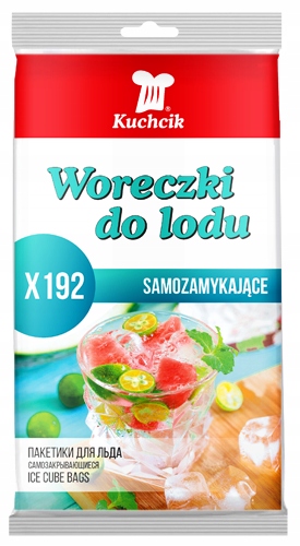 VEĽKÉ SAMOUZAVRÁVACIE vrecká na kocky ľadu