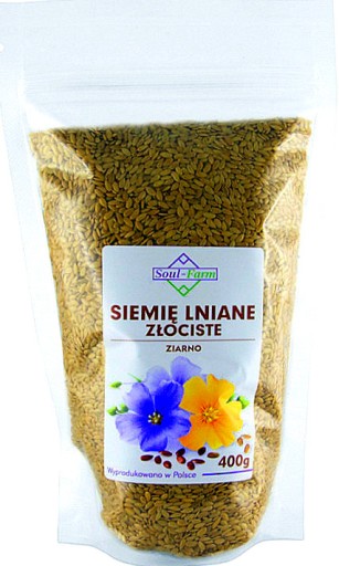 Soul Farm zlaté ľanové semienko 400 g