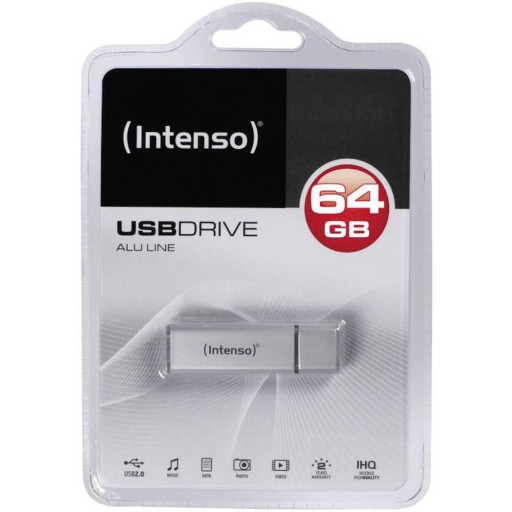 Intenso Alu Line USB 2.0 64Gb strieborný (3521492)