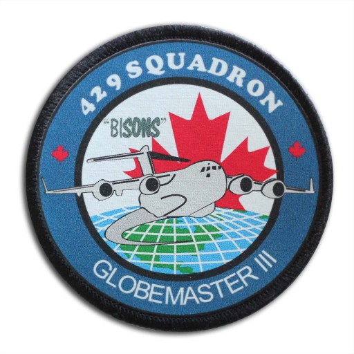 Nášivka na suchý zips 429 Squadron Globemaster III