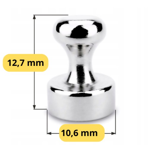 MAGNETY NA CHLADNIČKU NA DOSKU VEĽMI PEVNÁ SADA 10ks