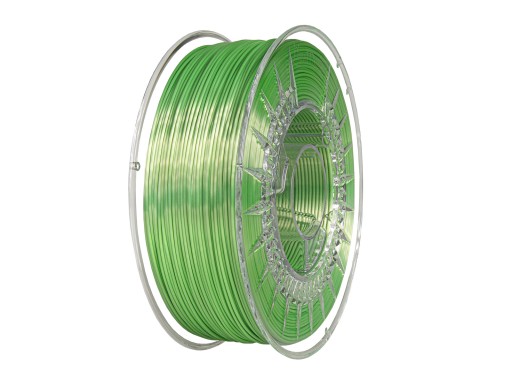 PLA SILK vložka 5m - Devil Design SILK 1,75mm Bright Green