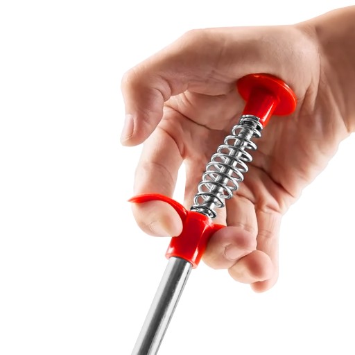PRUŽINOVÝ FLEXIBILNÝ UCHOVÁVAČ PRE SKRUTKY A ZÁCHRANY ODVODNÉHO POTRUBIA 60 cm KOV