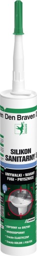 Sanitárny silikón 280 ml White Den Braven