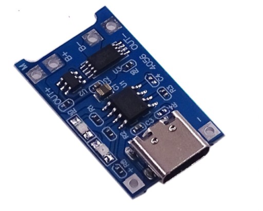 Li-Ion/Li-Pol TP4056 1A / 1S USB Type C nabíjačka