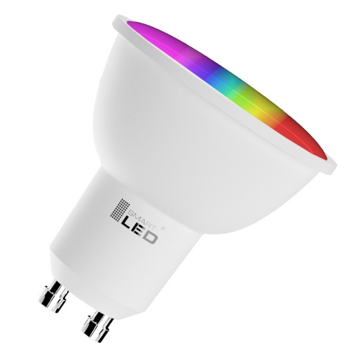 GU10 RGB CCT + White WiFi TUYA SMART inteligentná halogénová LED žiarovka
