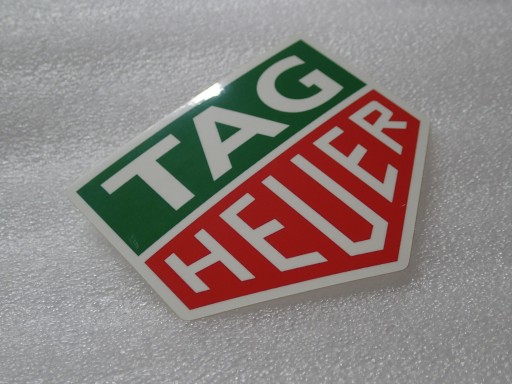 NÁLEPKA F1 WEC PORSCHE TAG HEUER LOGO NÁLEPKA 9 x 7,7 cm