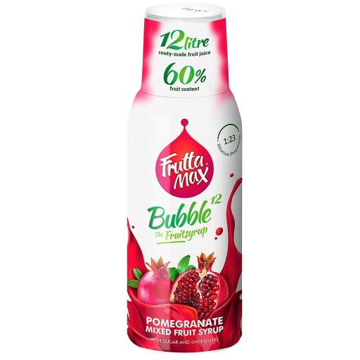 FRUTTAMAX SIRUP Z GRANÁTOVÉHO JABLKA NA SÝTIKU 500 ML