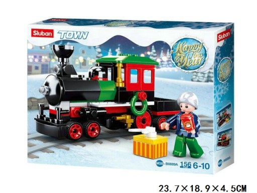 SLUBAN BLOKY VIANOČNÝ VLAK VLAK RUŠNE MESTO MESTO 156 EL.