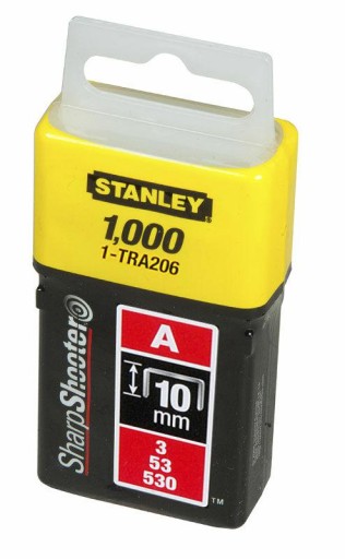 Spony STANLEY 10 mm 11,3 / 1000 ks.