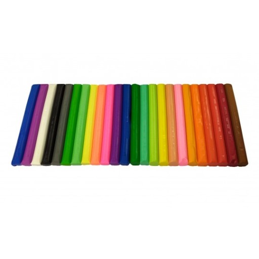 KIDEA PLASTELINA MIX 24 FARIEB NEON 68913