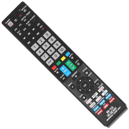 DIAĽKOVÉ OVLÁDANIE PRE LCD TV SHARP UNIVERZÁLNY SMART NETFLIX YT