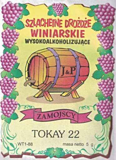 Sada na biele vína Zamojski kvasnicová živina