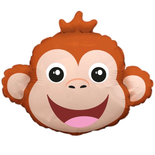 Fóliová dekorácia BALÓN MONKEY ZVIERATÁ džungľa