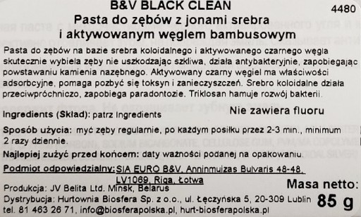 Zubná pasta s iónmi striebra a bambusovým uhlím