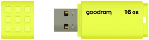 Pendrive GOODRAM 16 GB UME2 USB 2.0 čítanie až 20 MB/s, zápis od 5 MB/s žltá