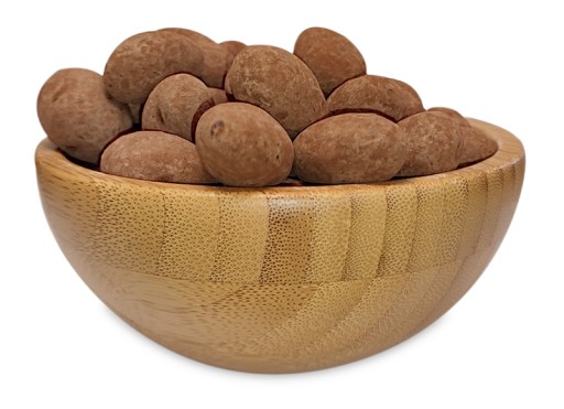 Mandle v mliečnej hľuzovkovej čokoláde - 250g - MIGOgroup